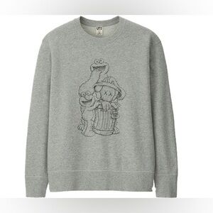 Uniqlo x KAWS x Sesame Street Crewneck Graphic Sweater